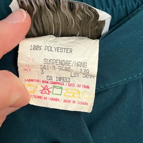 Vintage Volage Teal Button-Down maxi Skirt size 3 - Picture 4 of 5